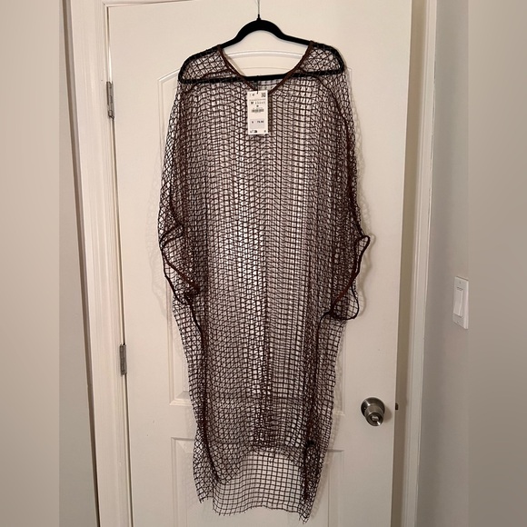 ZARA swim cover up / fishnet - Picture 1 of 3